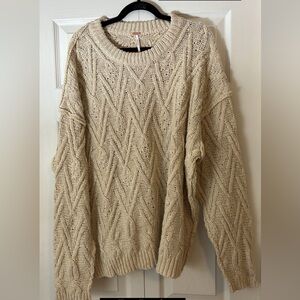 Free People fisherman sweater